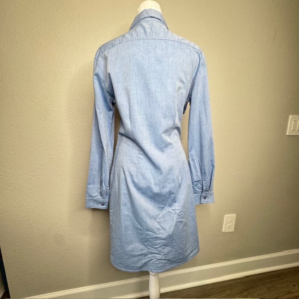 Stateside USA Classiccore Denim Wrap Button Casual Dress Sz Medium